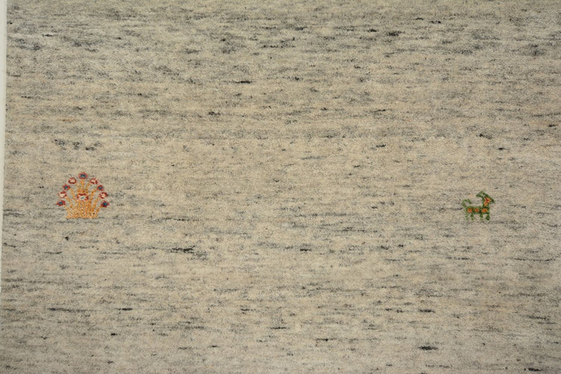 Tapis de couloir Tapis Gabbeh - Loribaft Indus - 292 x 83 cm - camel