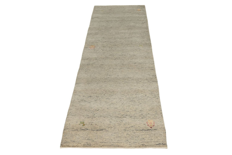 Tapis de couloir Tapis Gabbeh - Loribaft Indus - 241 x 74 cm - camel