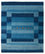 Tapis Gabbeh - Loribaft Indus - 299 x 250 cm - bleu de mer
