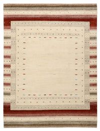 Tapis Gabbeh - Loribaft Indus - 229 x 174 cm - beige clair