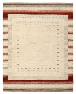 Tapis Gabbeh - Loribaft Indus - 199 x 158 cm - beige clair