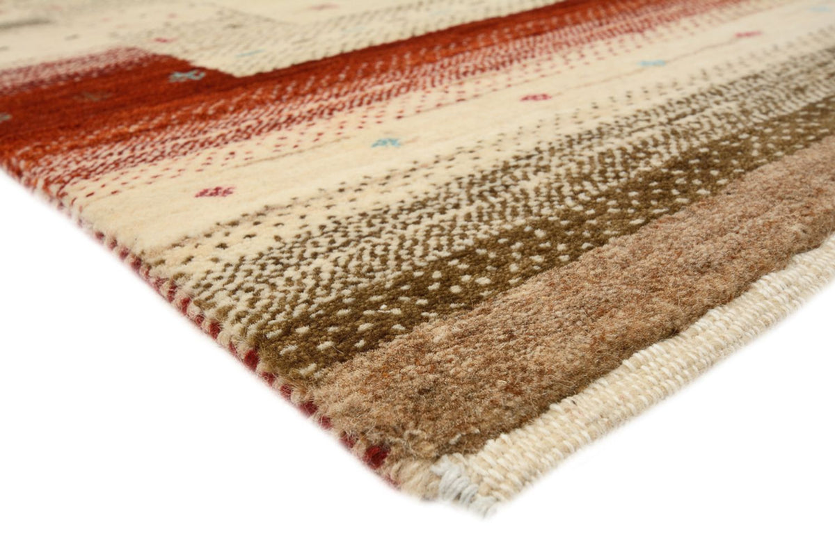 Tapis Gabbeh - Loribaft Indus - 199 x 155 cm - beige clair