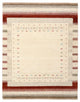 Tapis Gabbeh - Loribaft Indus - 194 x 154 cm - beige clair