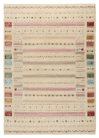 Tapis Gabbeh - Loribaft Indus - 246 x 174 cm - beige clair
