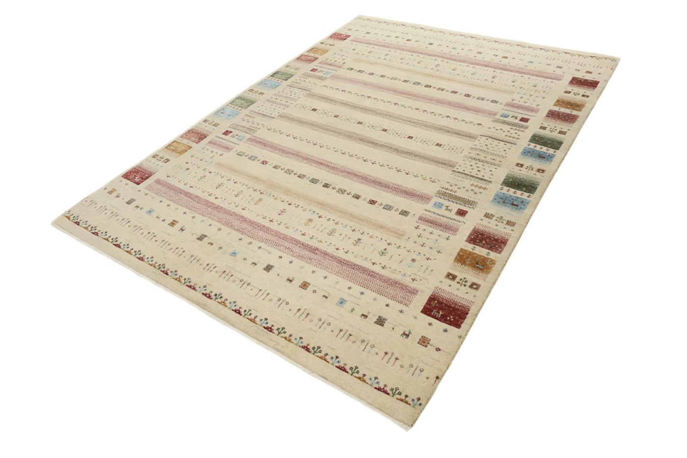 Tapis Loribaft indien Tapis 246x174cm - Tapis en laine