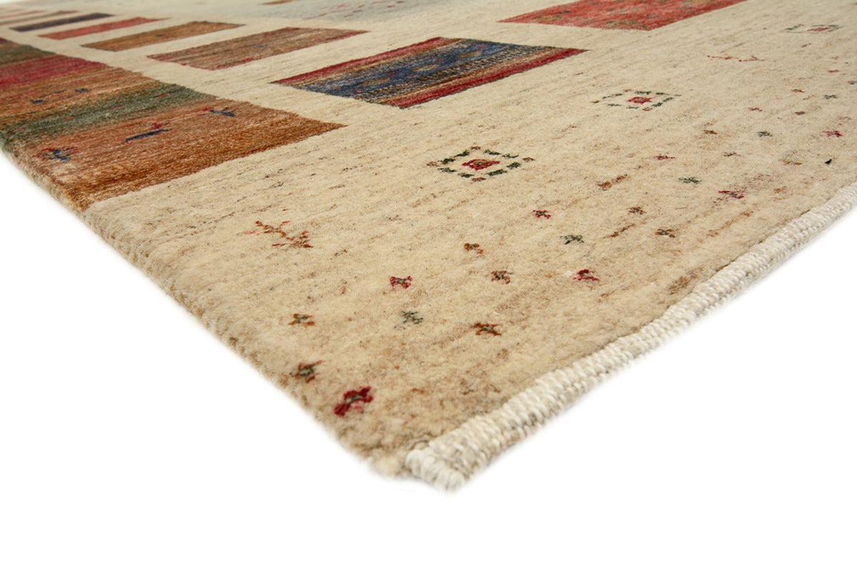 Tapis Gabbeh - Loribaft Indus - 306 x 205 cm - beige clair
