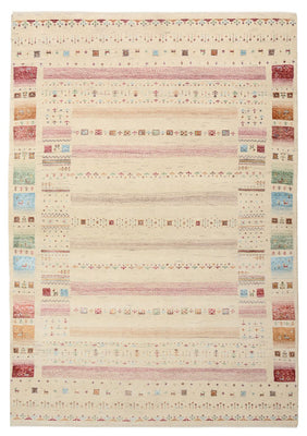 Tapis Gabbeh - Loribaft Indus - 206 x 149 cm - beige clair