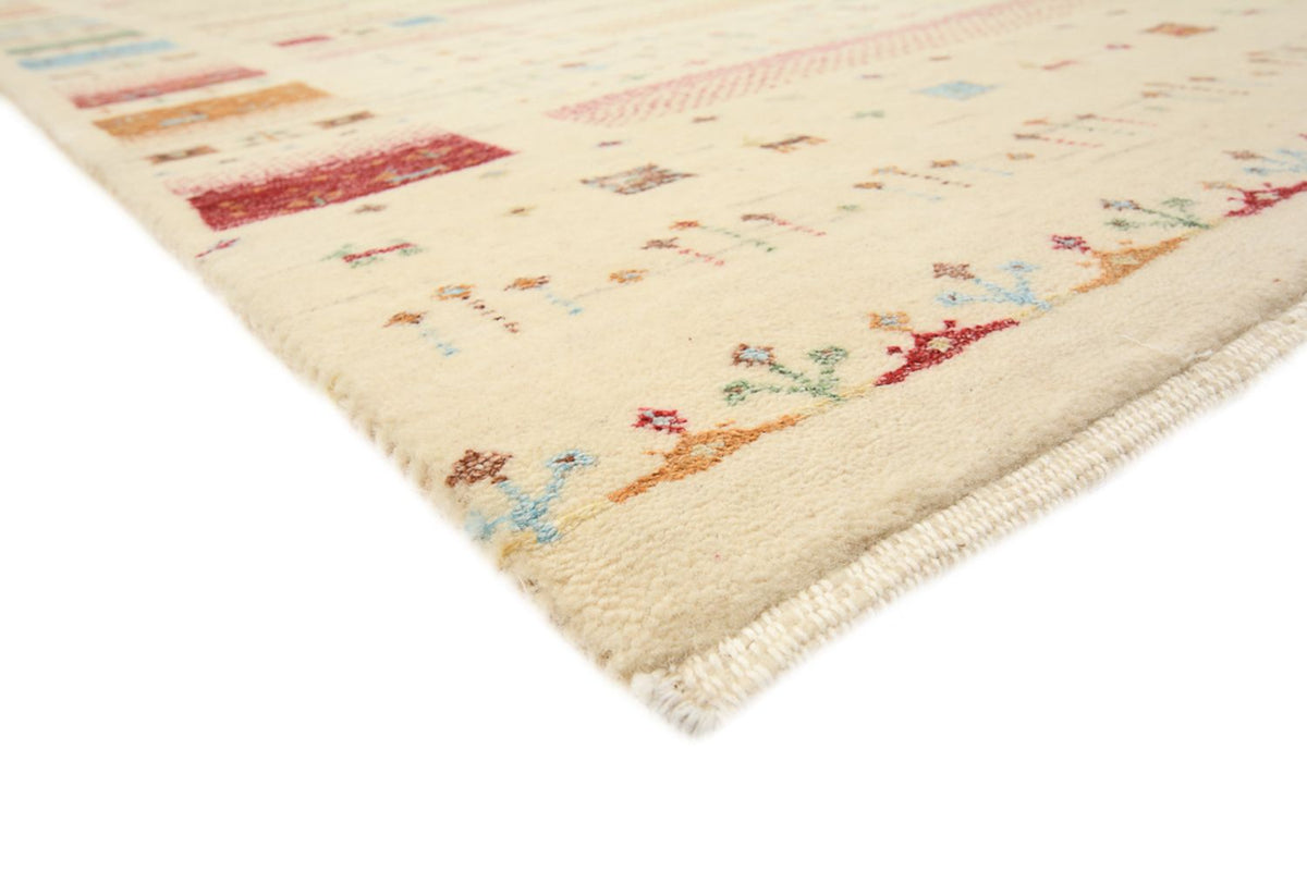 Tapis Gabbeh - Loribaft Indus - 206 x 149 cm - beige clair
