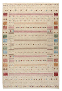 Tapis Gabbeh - Loribaft Indus - 304 x 203 cm - beige clair