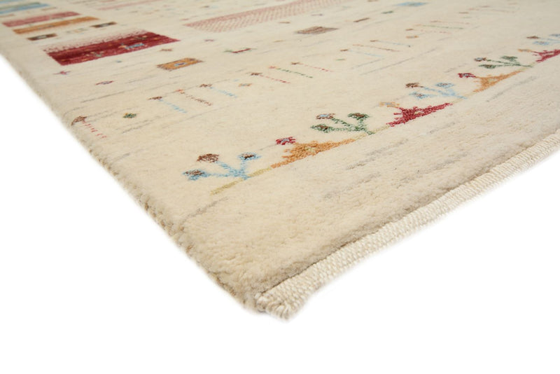 Tapis Gabbeh - Loribaft Indus - 304 x 203 cm - beige clair