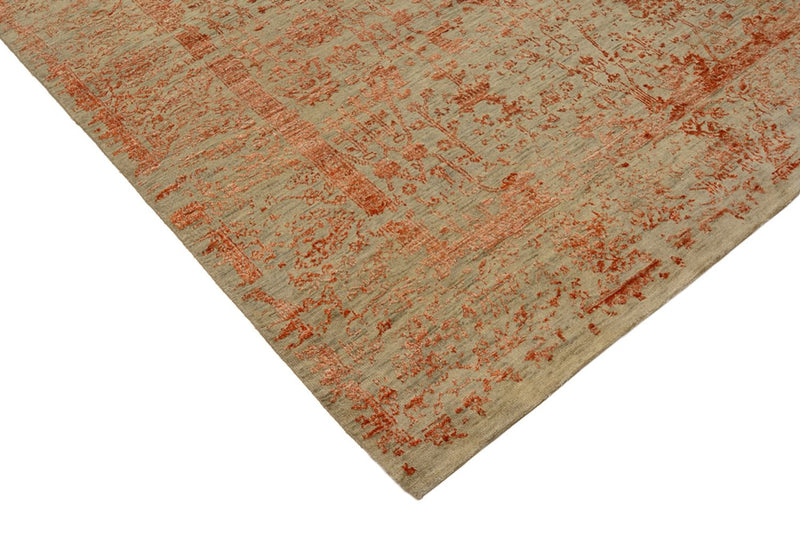 Tapis design - 231 x 175 cm - rouille