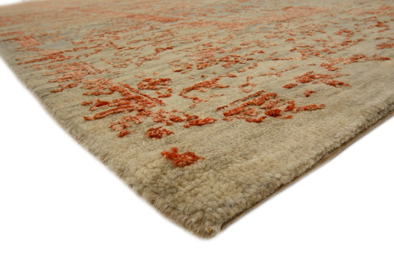Tapis design - 231 x 175 cm - rouille