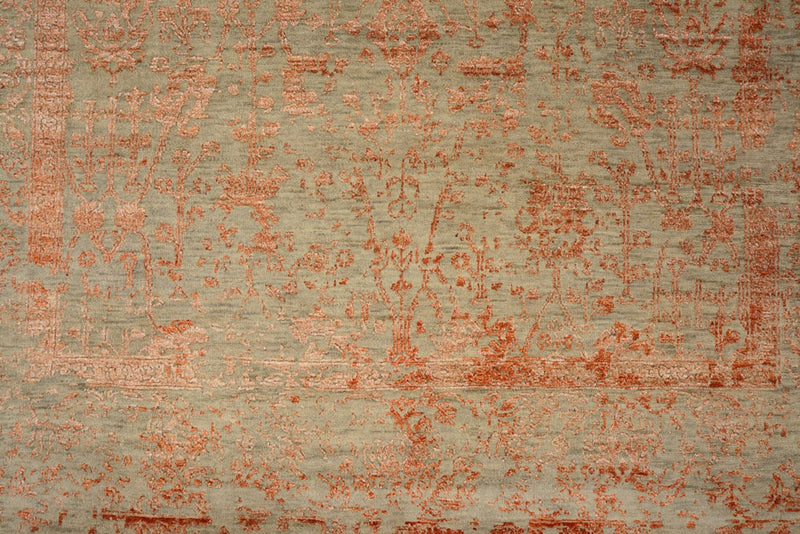 Tapis design - 231 x 175 cm - rouille