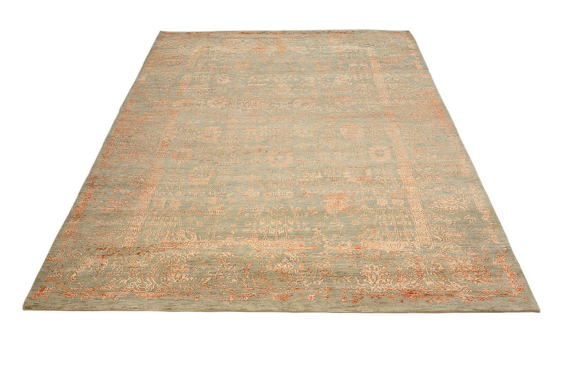 Tapis design - 231 x 175 cm - rouille