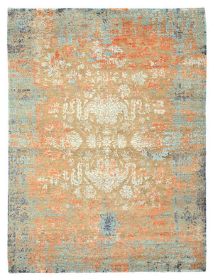 Tapis design - 195 x 149 cm - multicolore