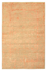 Tapis design - 184 x 121 cm - rouille
