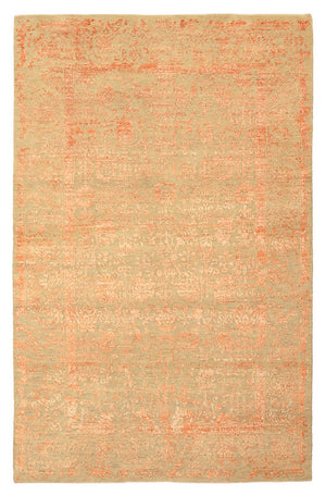 Tapis design - 184 x 121 cm - rouille
