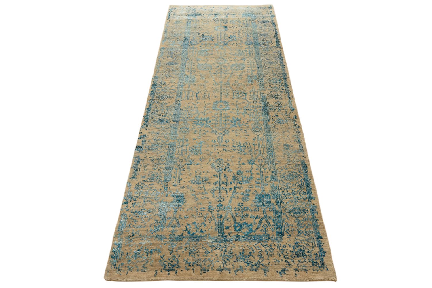 Tapis de couloir Tapis design - 243 x 84 cm - camel