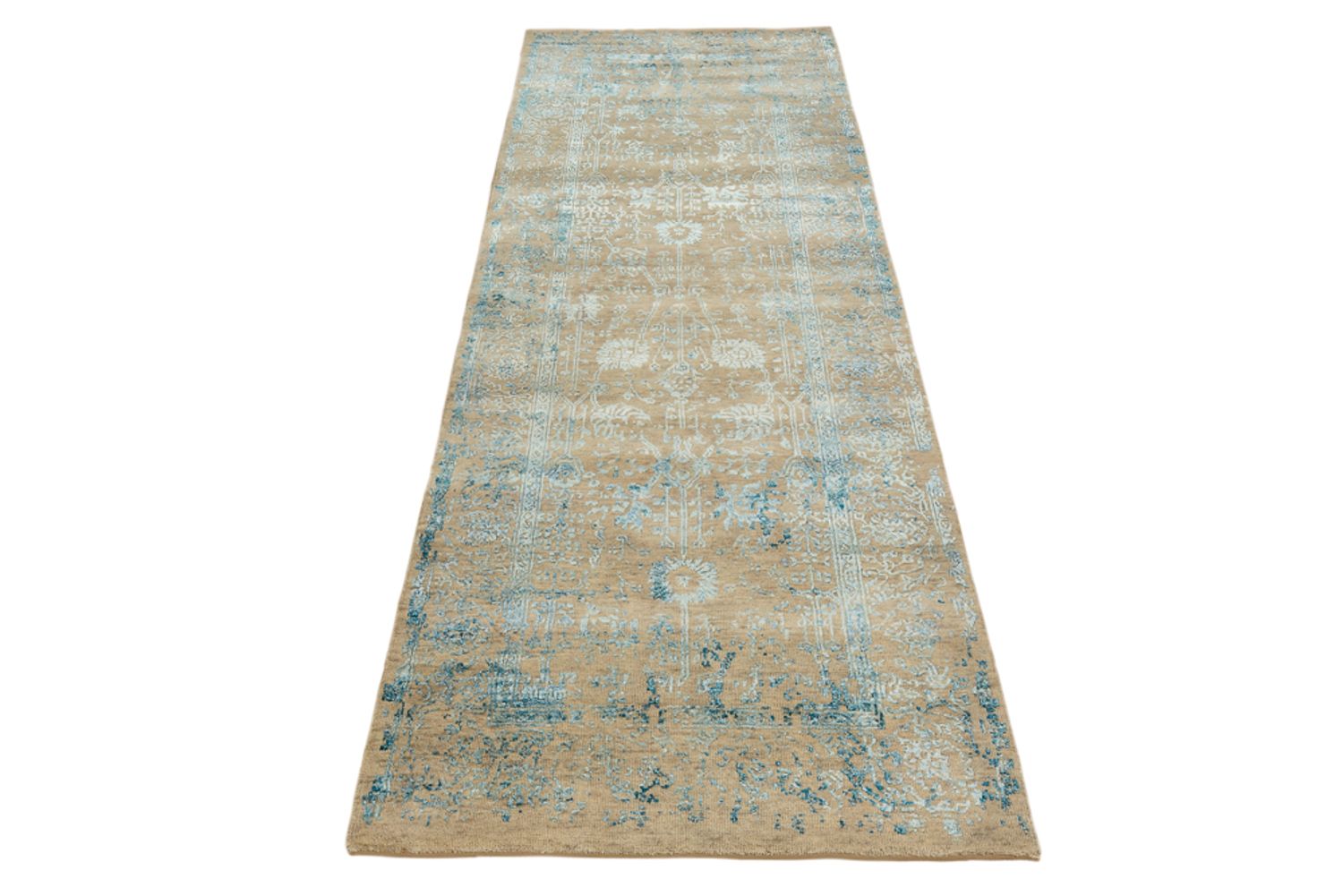 Tapis de couloir Tapis design - 243 x 84 cm - camel