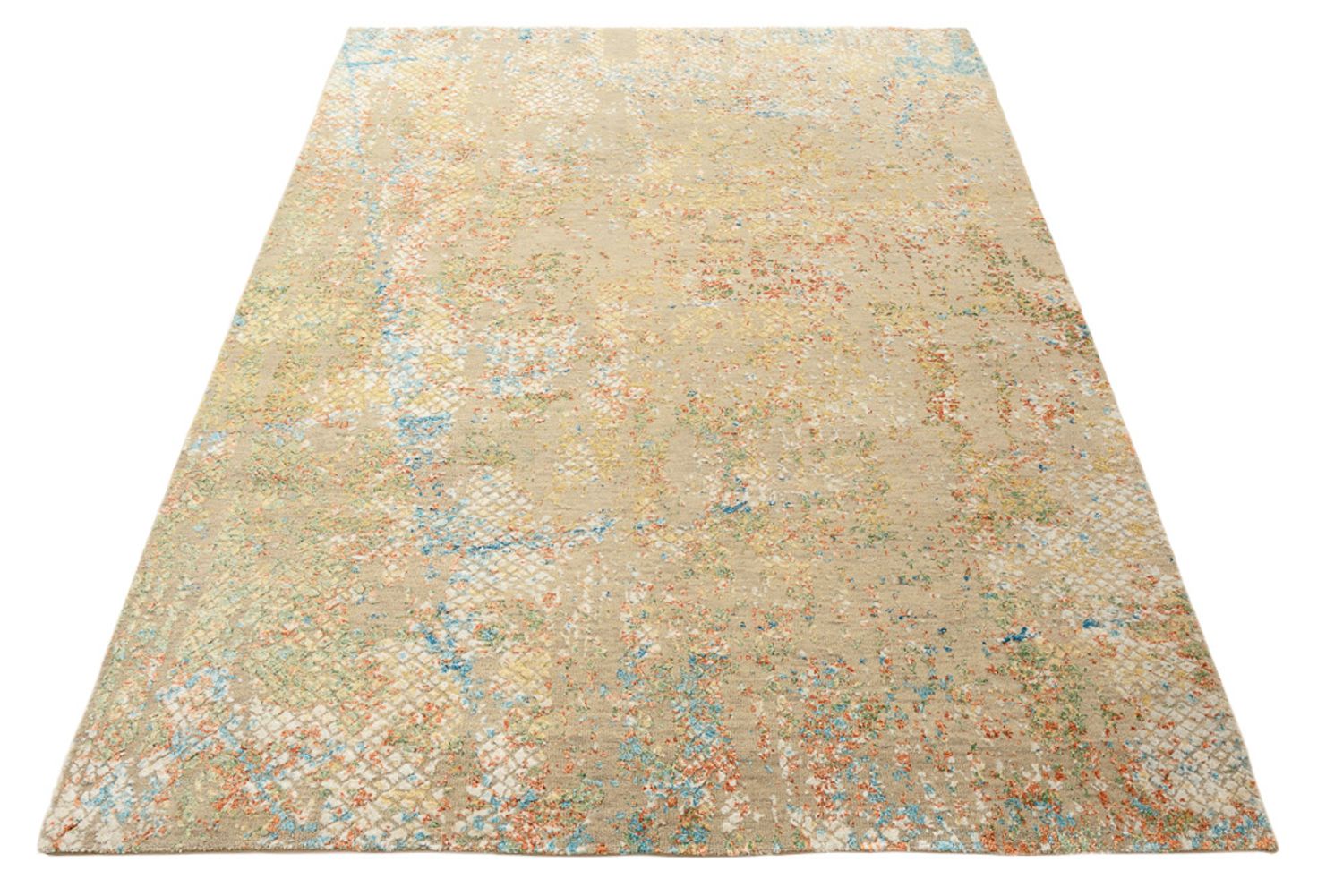 Tapis design - 203 x 146 cm - camel