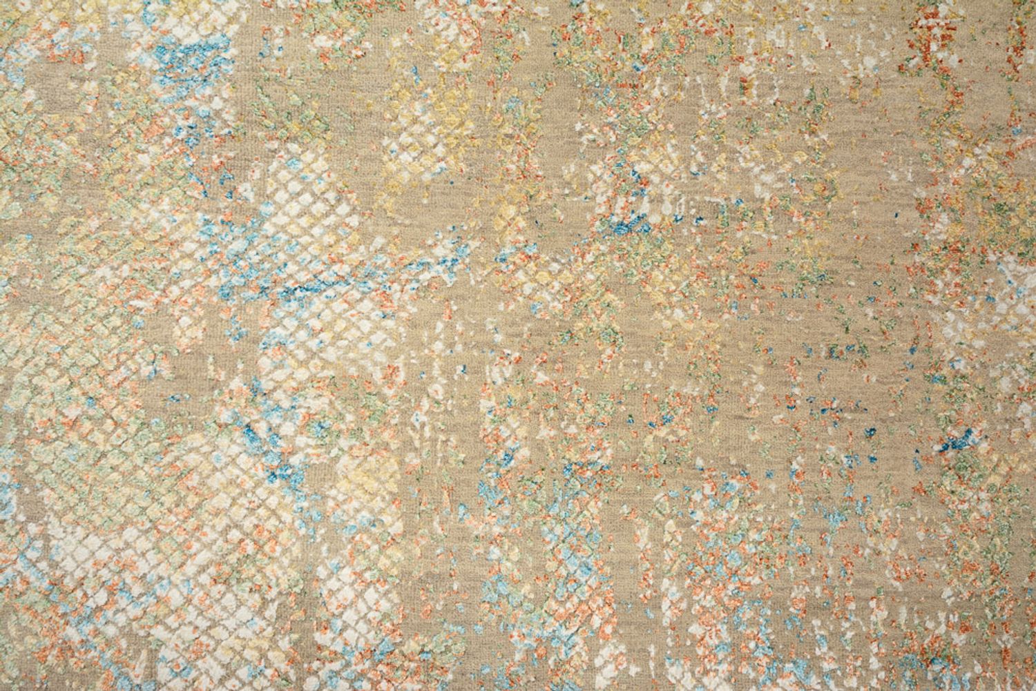 Tapis design - 203 x 146 cm - camel