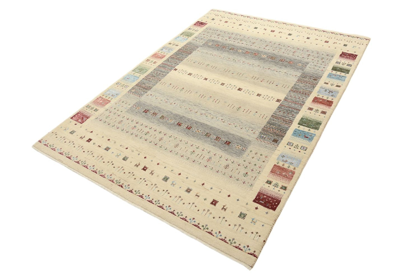 Tapis Loribaft indien Tapis 204x146cm - Tapis en laine
