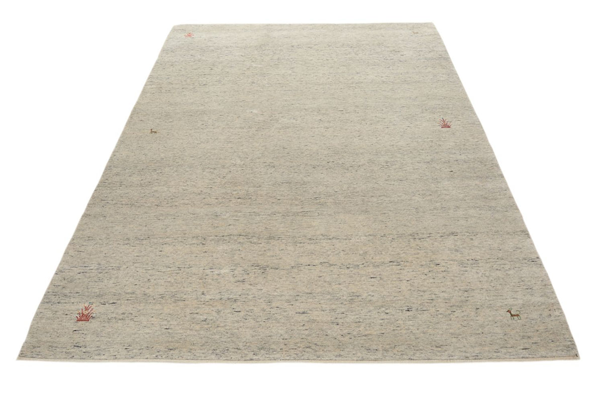 Tapis Gabbeh - Loribaft Indus - 238 x 175 cm - beige clair