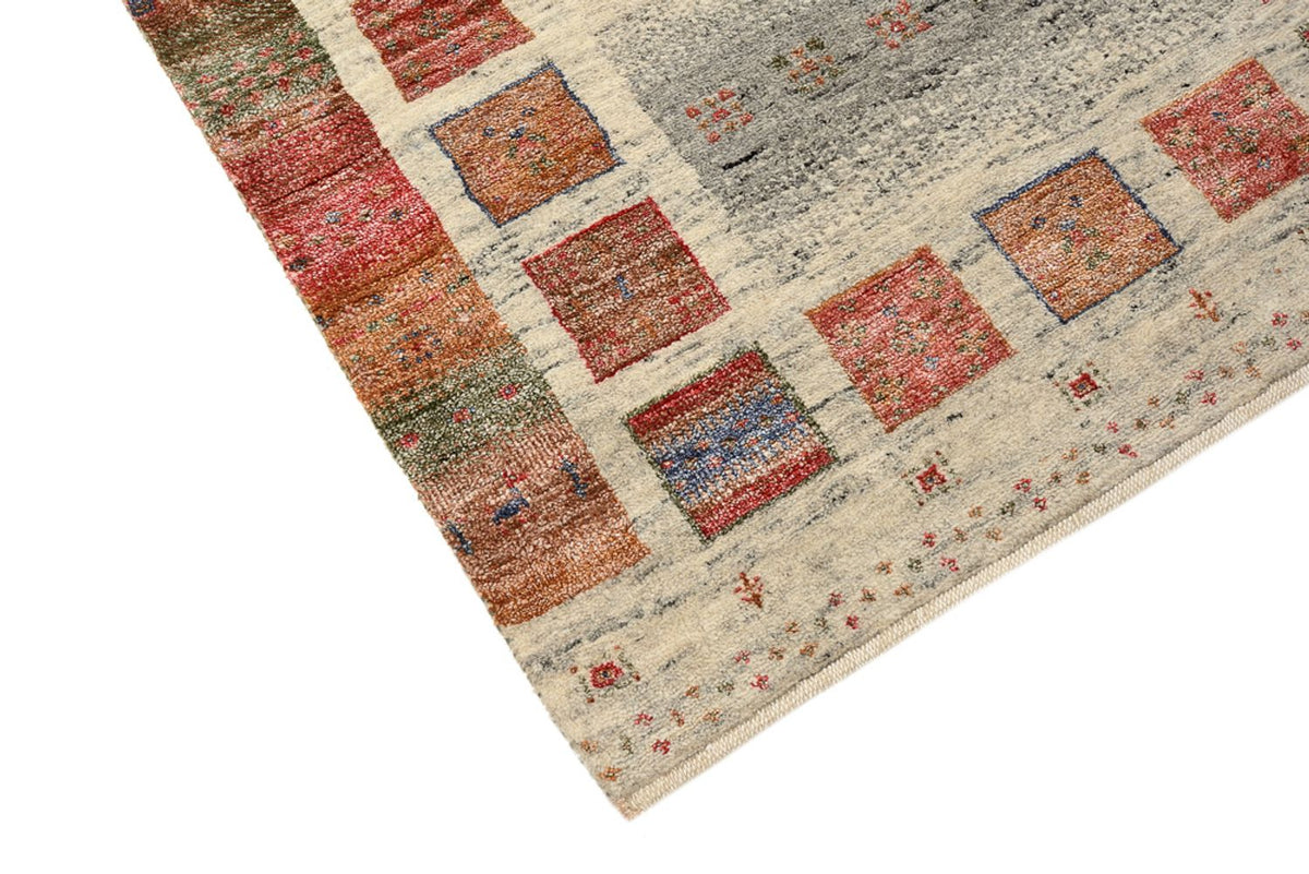 Tapis Gabbeh - Loribaft Indus - 142 x 76 cm - multicolore