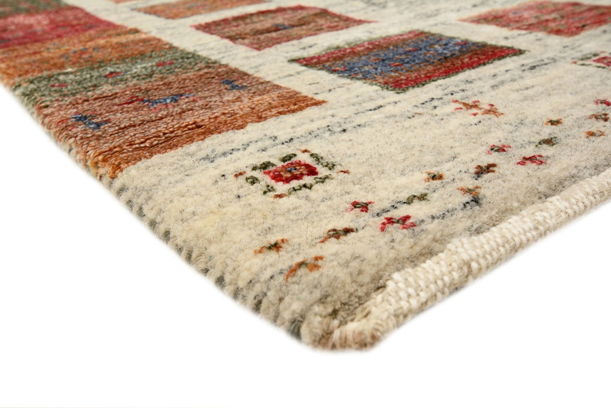 Tapis Gabbeh - Loribaft Indus - 141 x 76 cm - multicolore