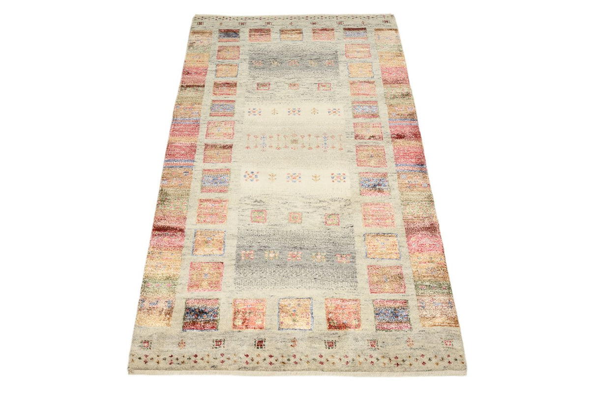 Tapis Gabbeh - Loribaft Indus - 141 x 76 cm - multicolore