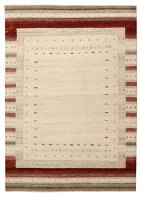 Tapis Gabbeh - Loribaft Indus - 239 x 169 cm - beige clair