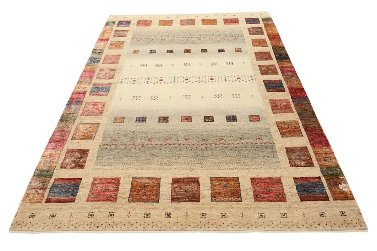 Tapis Gabbeh - Loribaft Indus - 244 x 172 cm - multicolore