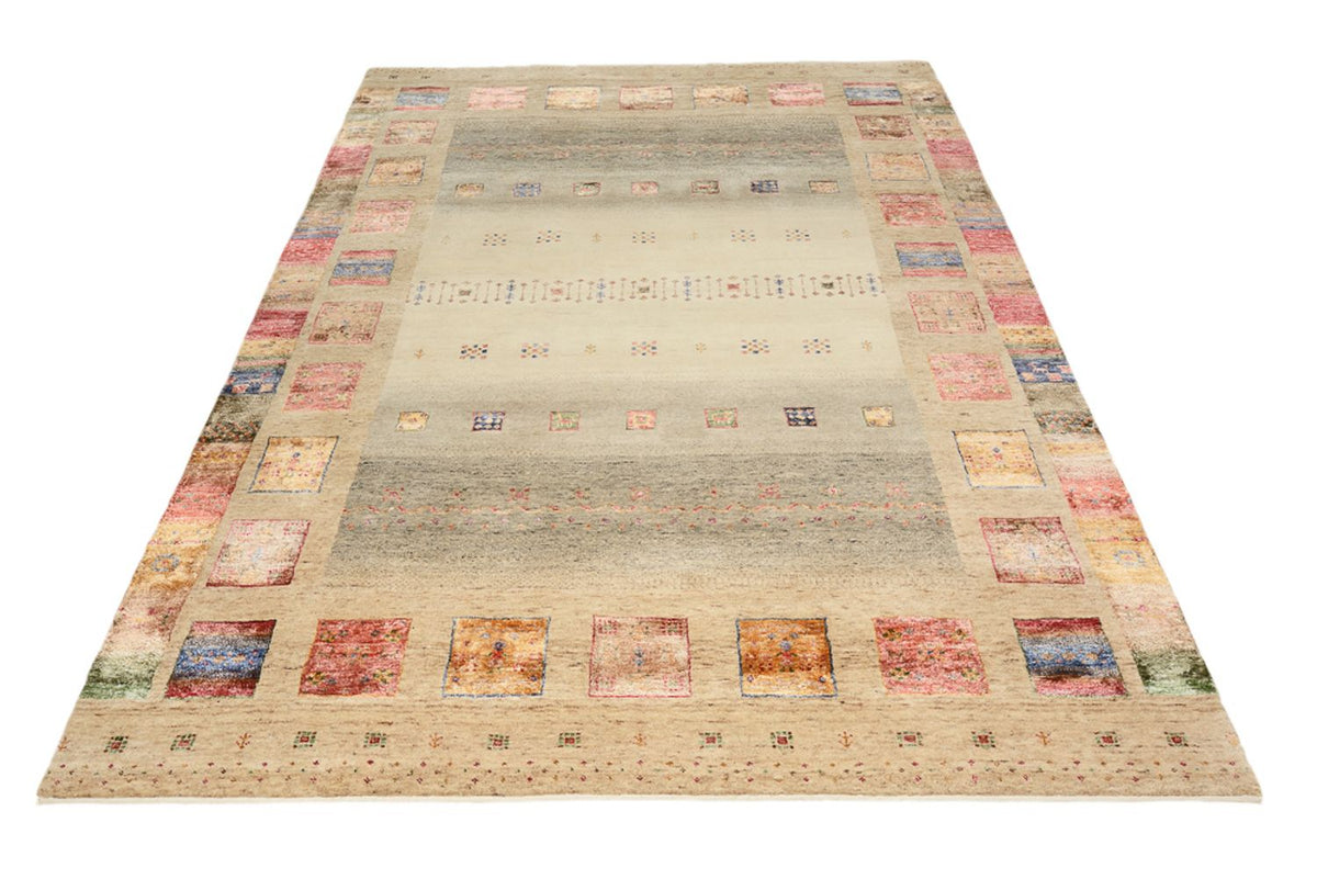 Tapis Gabbeh - Loribaft Indus - 244 x 172 cm - multicolore