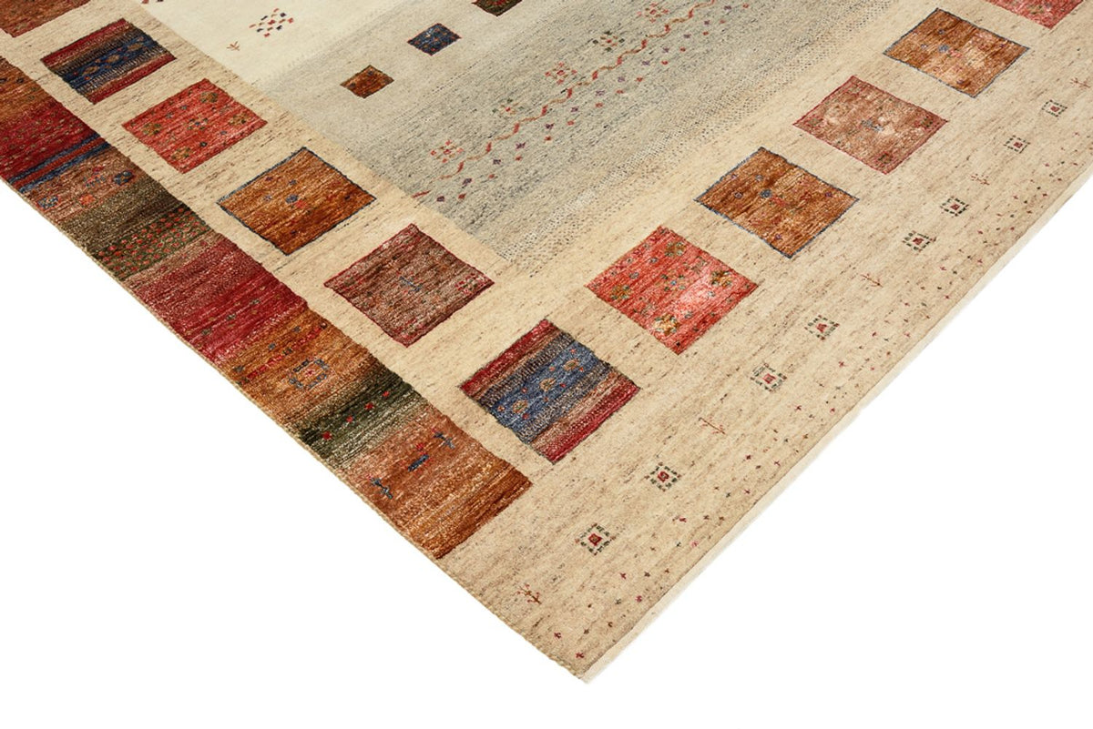 Tapis Gabbeh - Loribaft Indus - 302 x 205 cm - multicolore