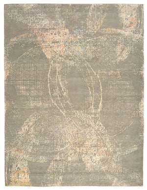 Tapis design - 366 x 281 cm - beige foncé