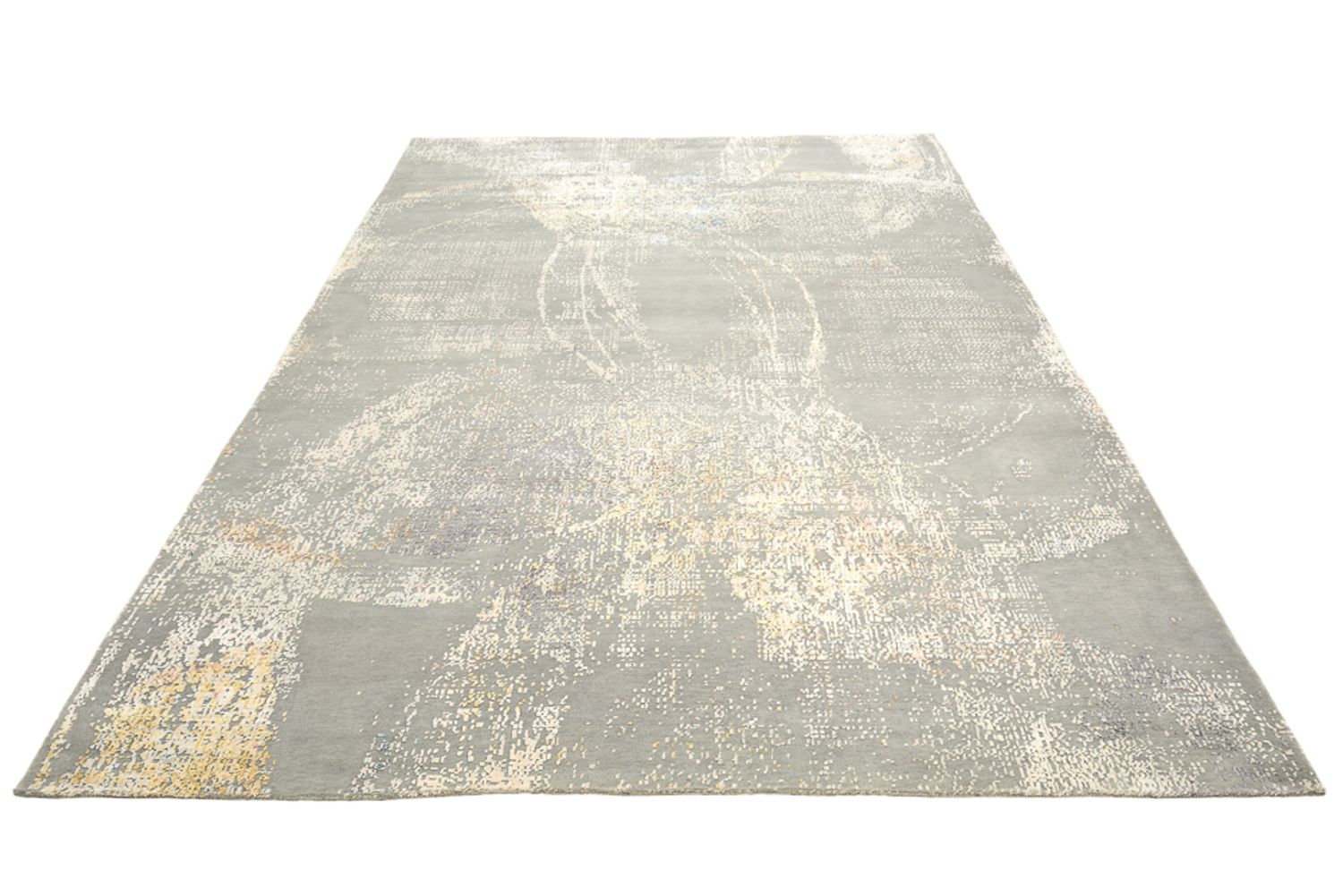 Tapis design - 366 x 281 cm - beige foncé