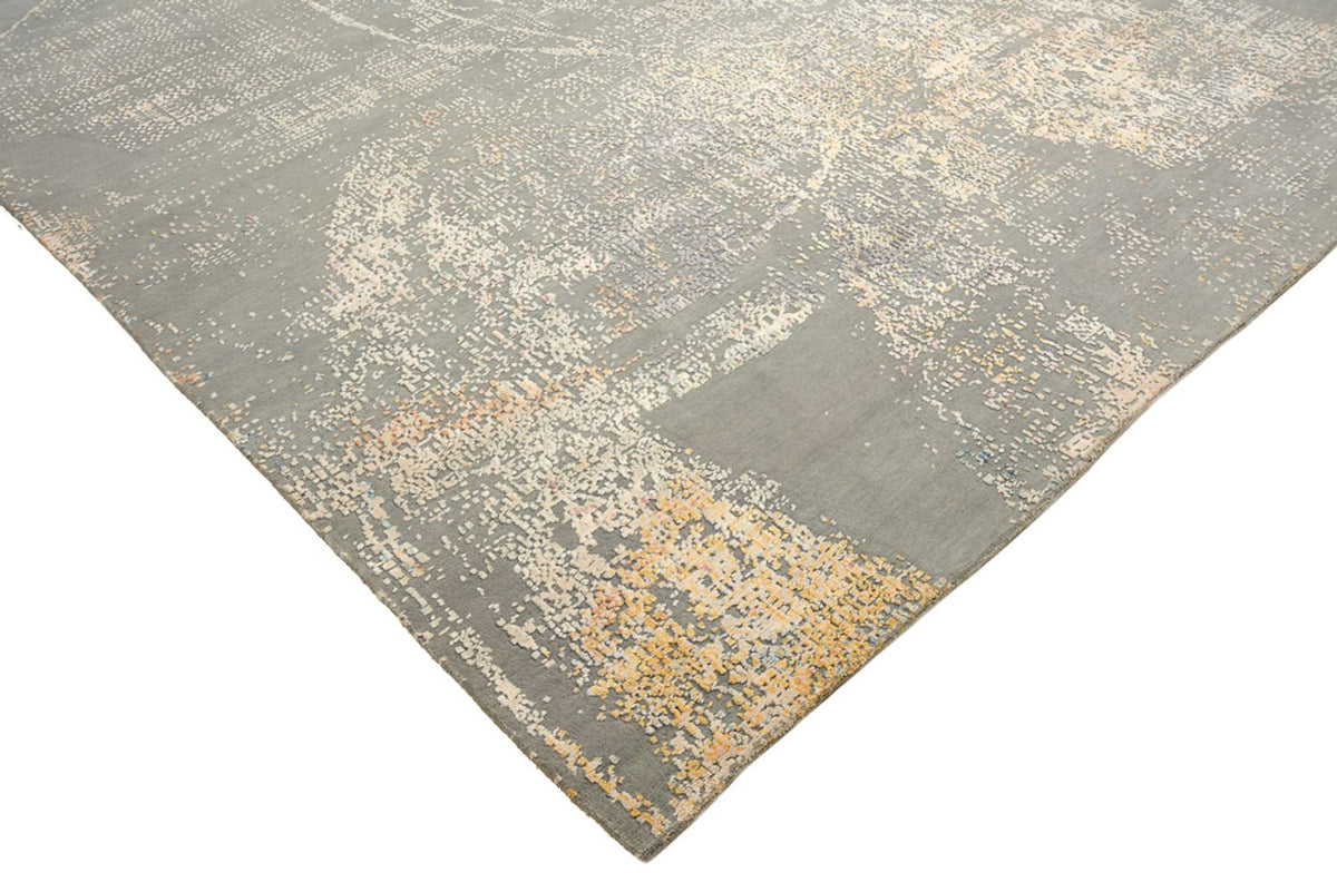 Tapis design - 366 x 281 cm - beige foncé