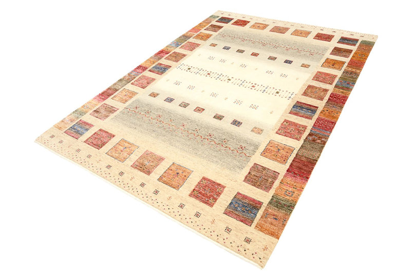 Tapis Gabbeh - Loribaft Indus - 244 x 175 cm - multicolore
