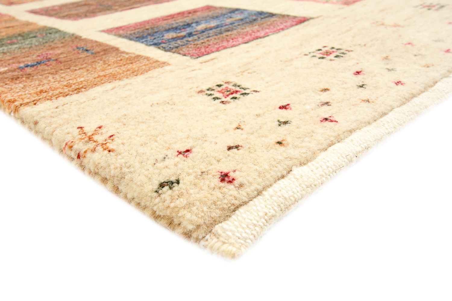 Tapis Gabbeh - Loribaft Indus - 244 x 175 cm - multicolore