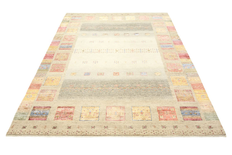 Tapis Gabbeh - Loribaft Indus - 244 x 175 cm - multicolore