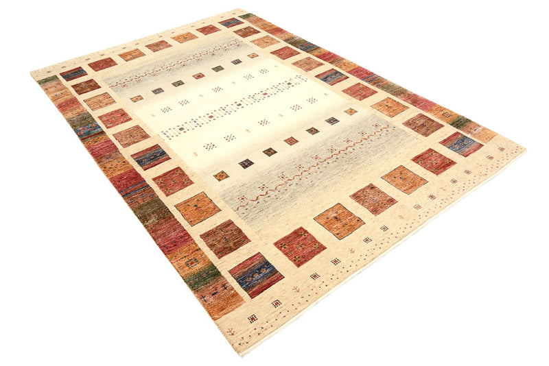 Tapis Gabbeh - Loribaft Indus - 242 x 168 cm - multicolore