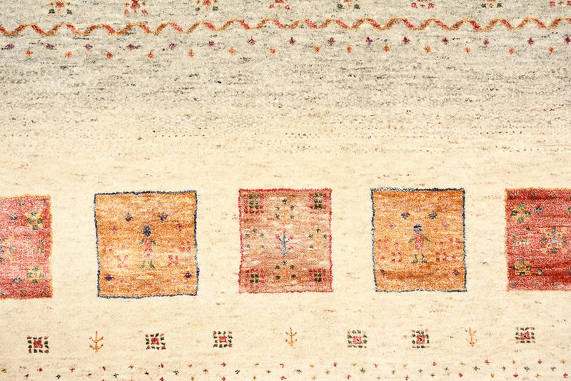 Tapis Gabbeh - Loribaft Indus - 242 x 168 cm - multicolore