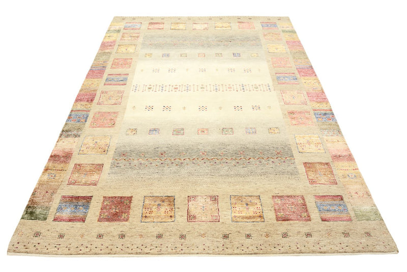 Tapis Gabbeh - Loribaft Indus - 242 x 168 cm - multicolore