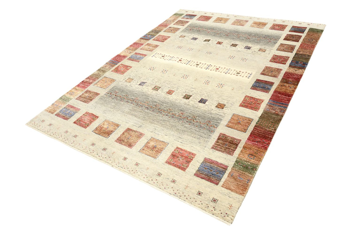 Tapis Loribaft indien Tapis 241x176cm - Tapis en laine