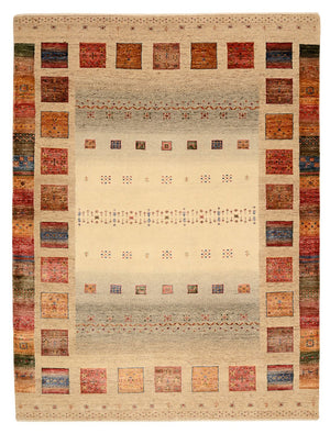 Tapis Gabbeh - Loribaft Indus - 204 x 156 cm - multicolore