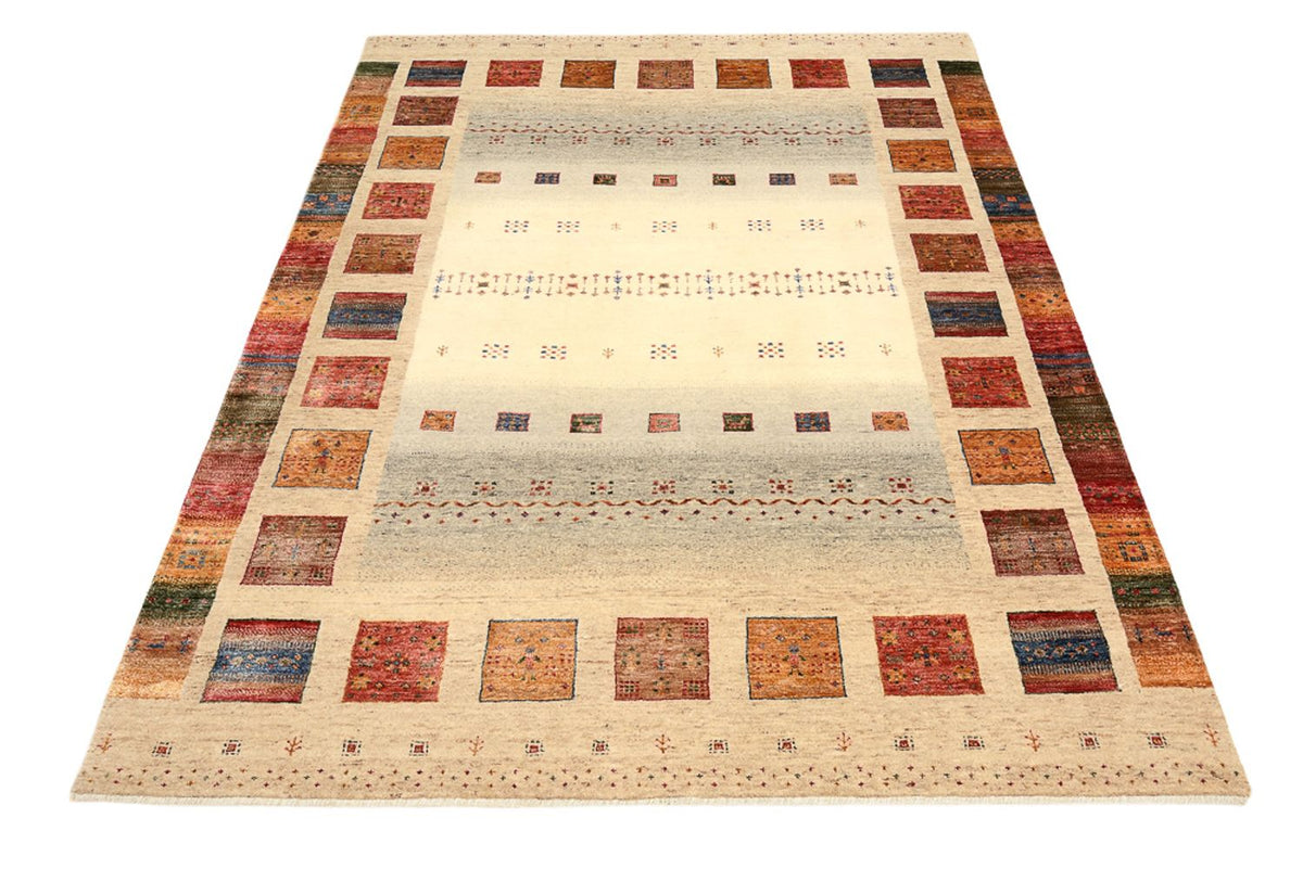 Tapis Gabbeh - Loribaft Indus - 204 x 156 cm - multicolore