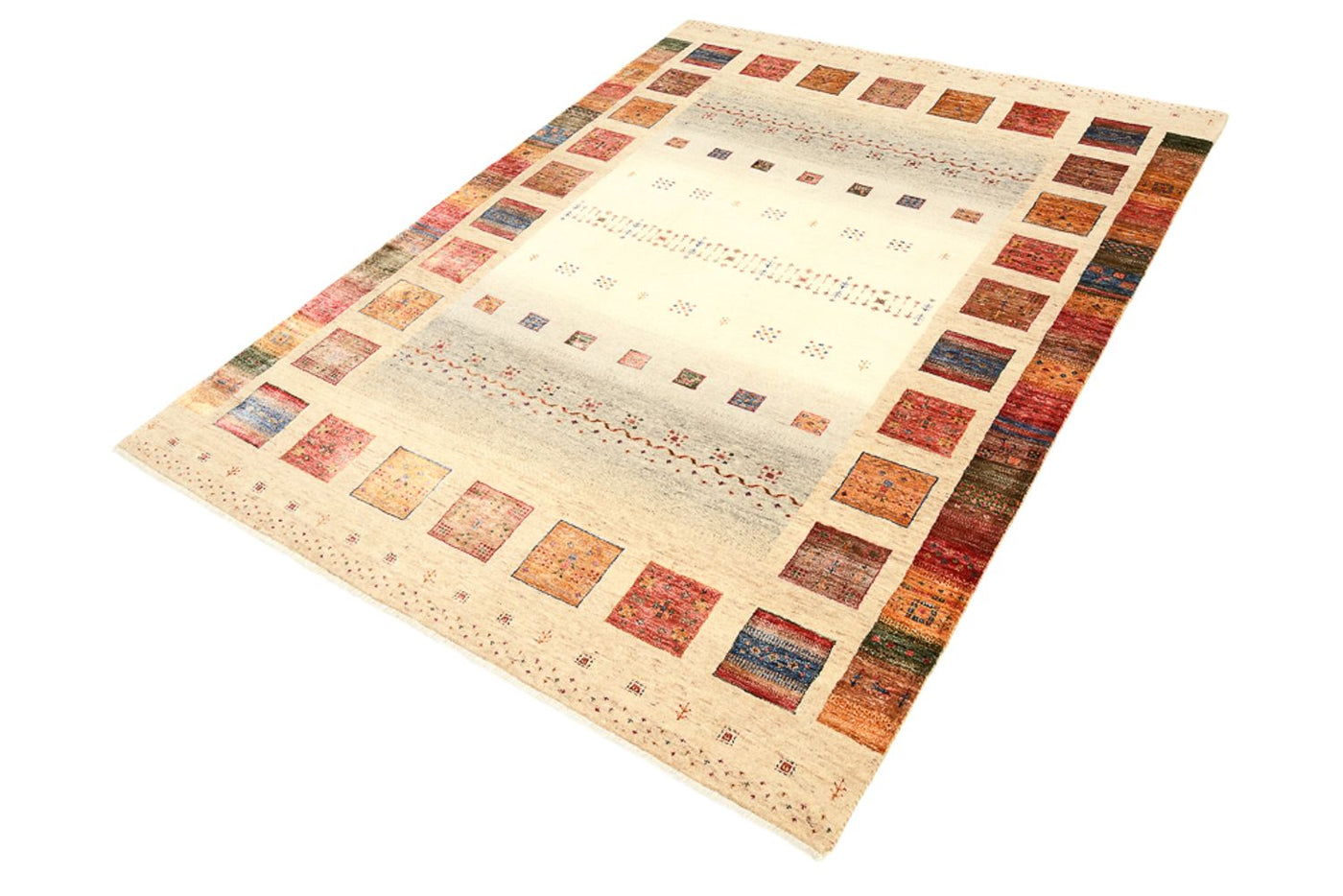 Tapis Loribaft indien Tapis 204x156cm - Tapis en laine