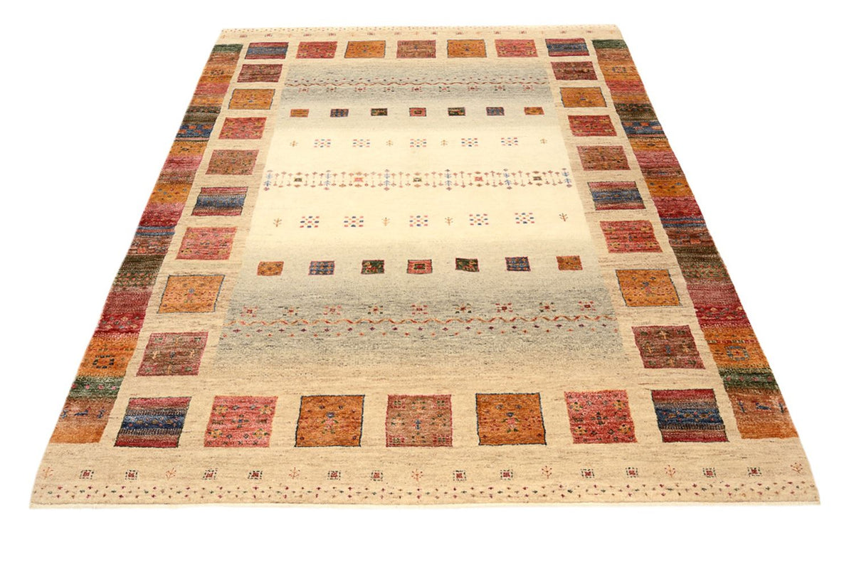 Tapis Gabbeh - Loribaft Indus - 205 x 153 cm - multicolore