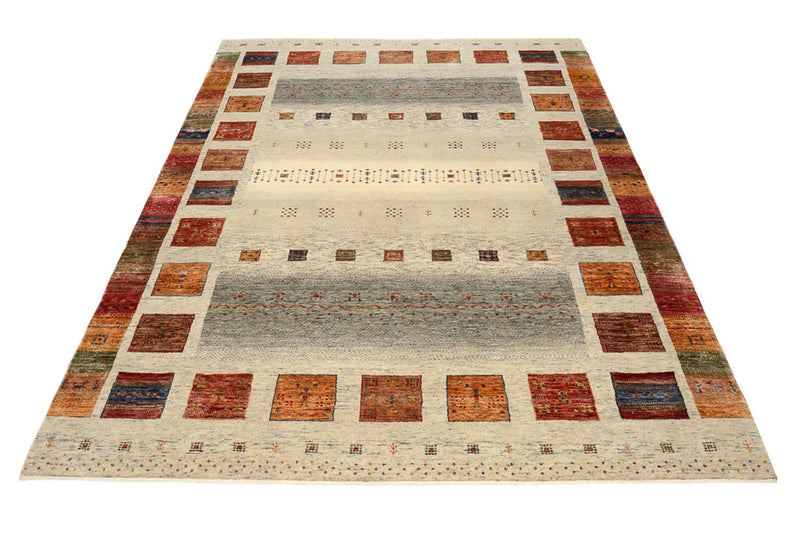 Tapis Gabbeh - Loribaft Indus - 235 x 170 cm - multicolore