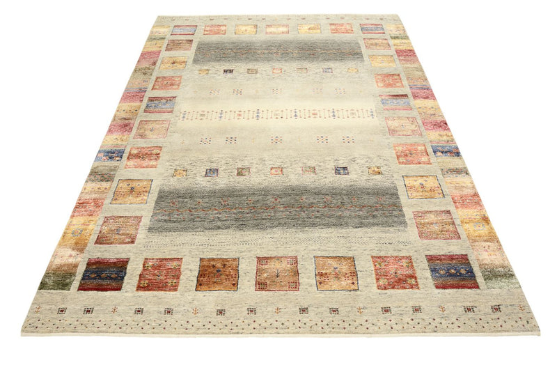 Tapis Gabbeh - Loribaft Indus - 235 x 170 cm - multicolore